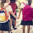 bambini, scuola, gita