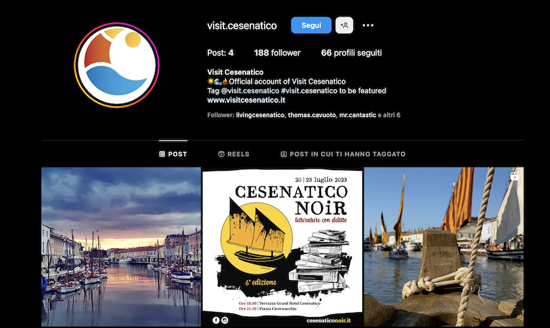 Hackerato il profilo Instagram di Visit Cesenatico