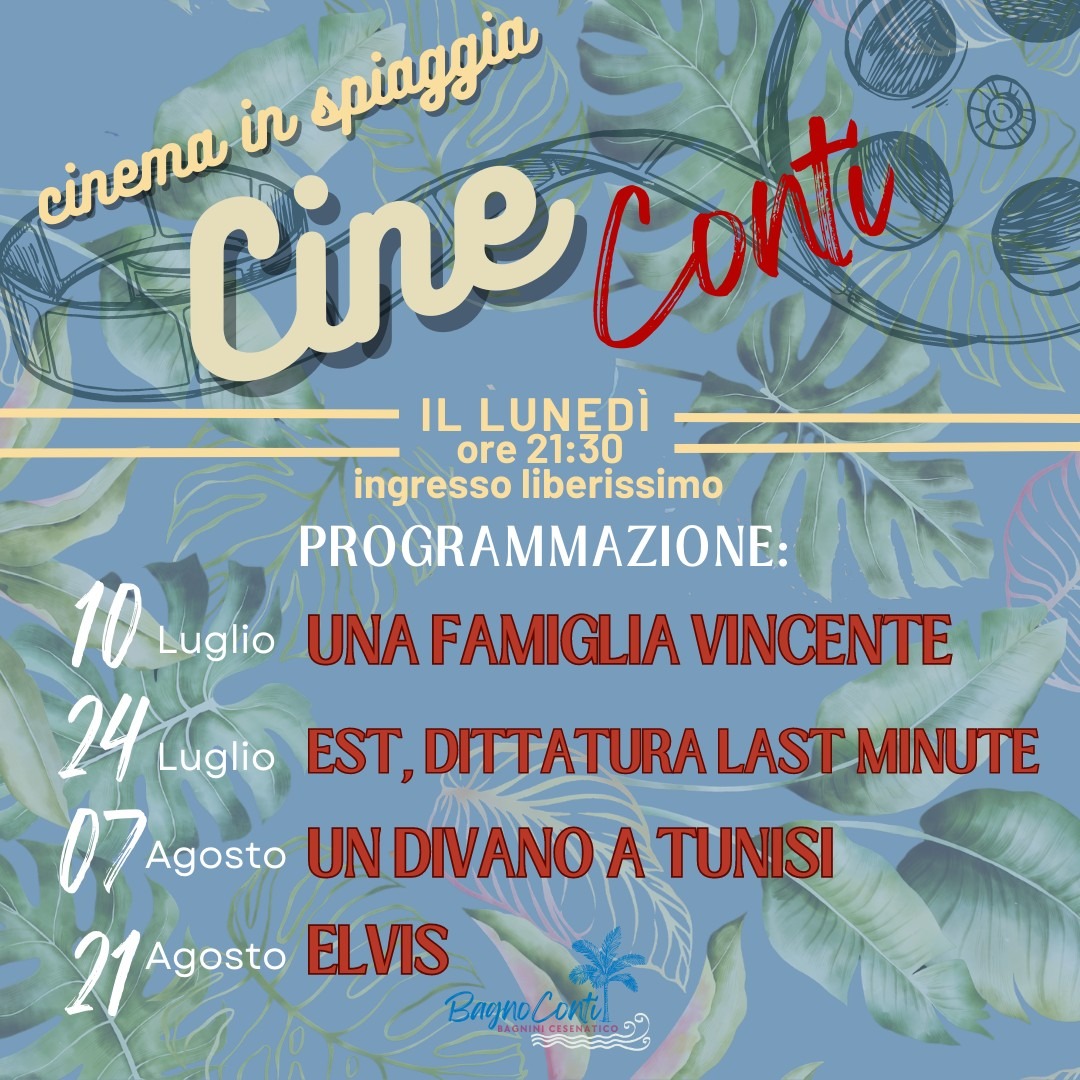 Comincia “Cineconti”, il cinema sulla spiaggia