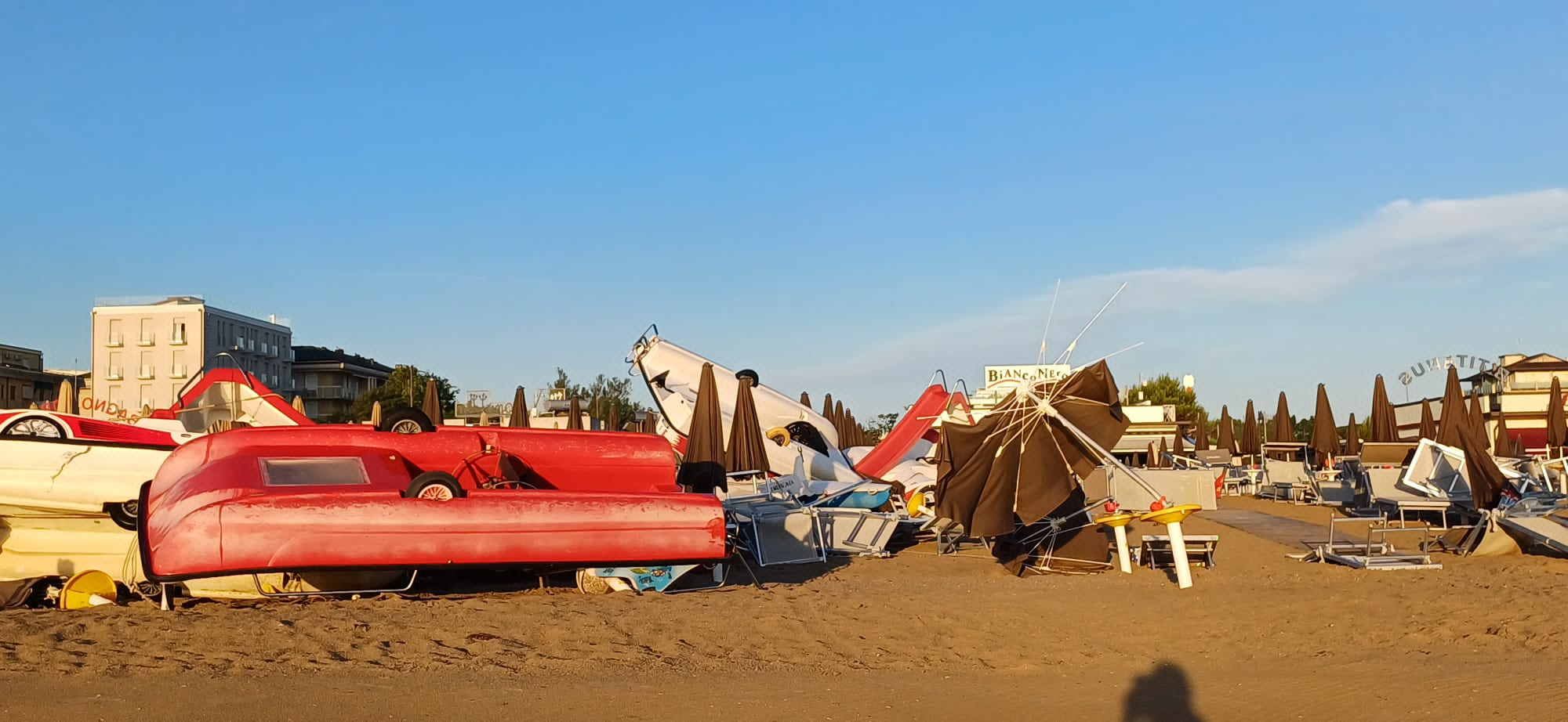 maltempo spiaggia