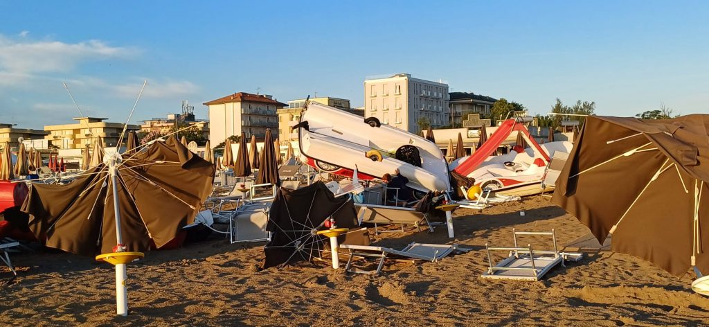 maltempo spiaggia