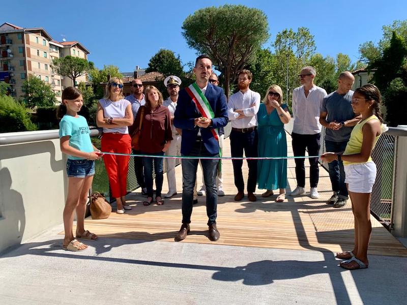 Inaugurato il ponte di via Ferrara, prima opera con il PNRR a Cesenatico