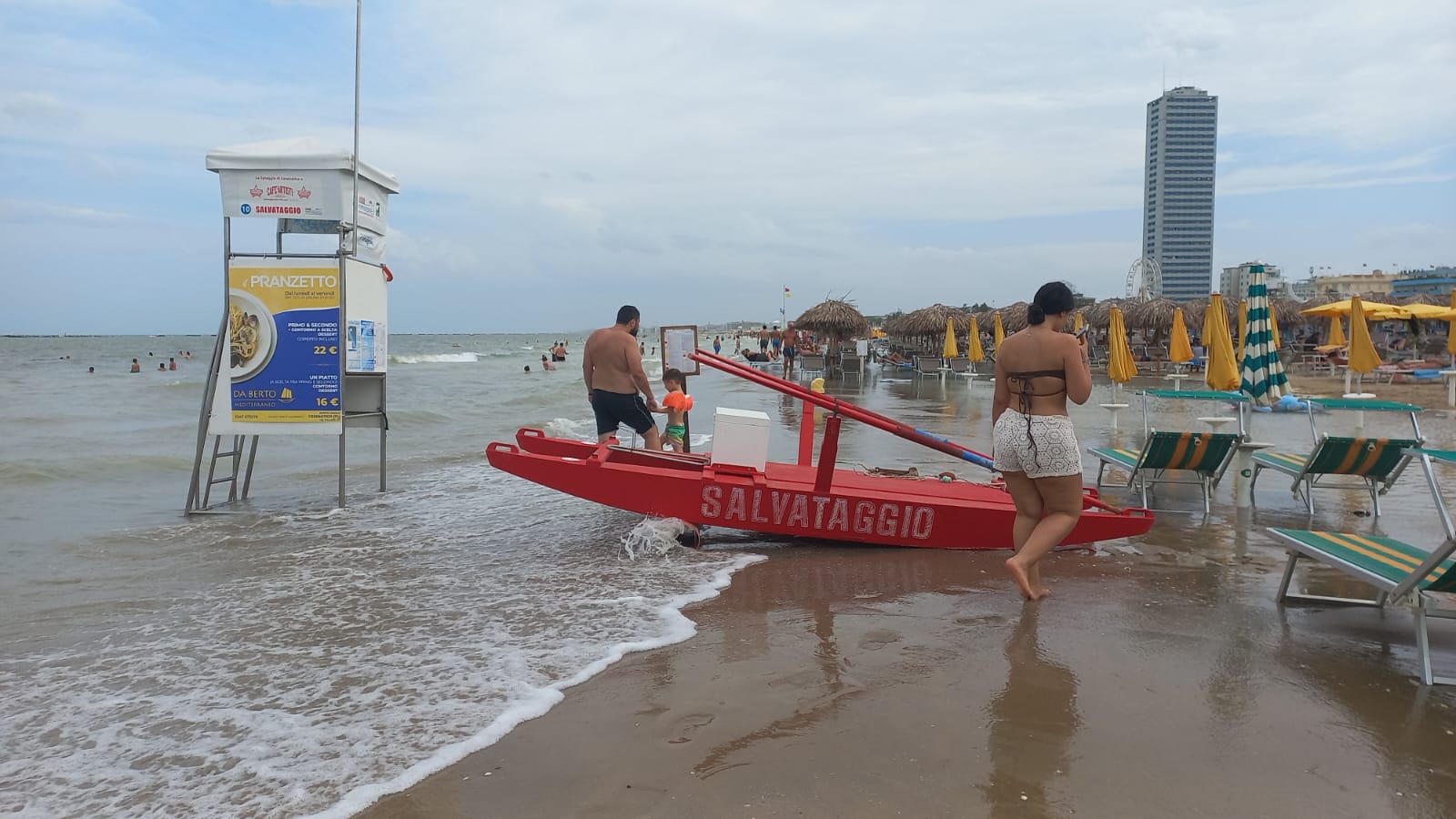 Cambiamento climatico, in spiaggia la prima linea