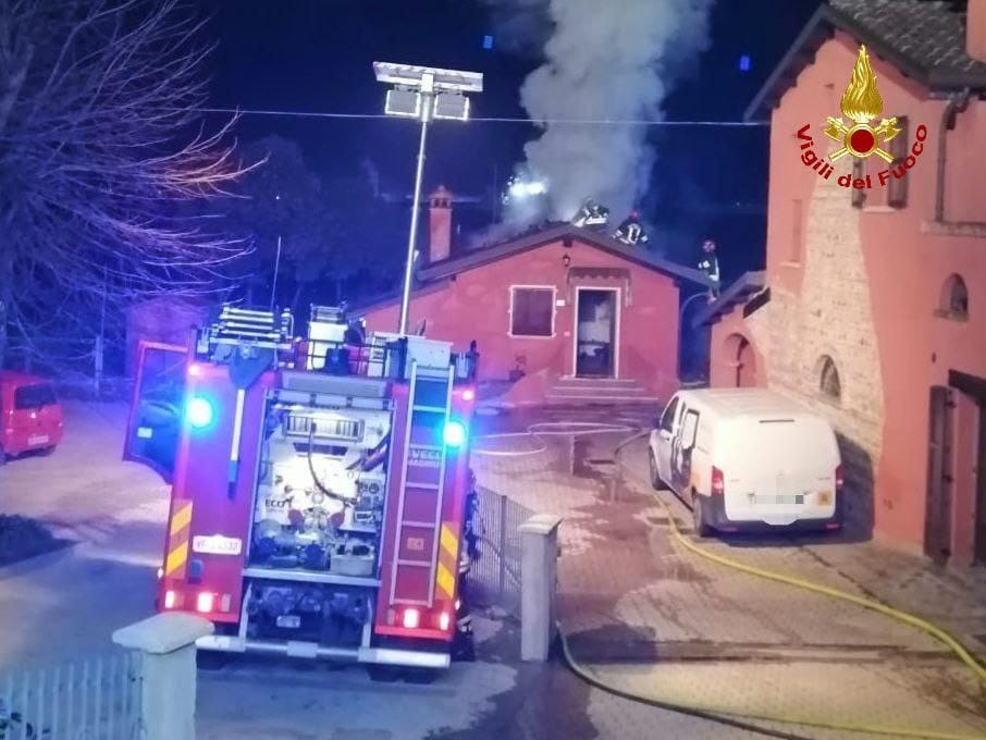 Incendio in un’abitazione di via Rigossa Destra