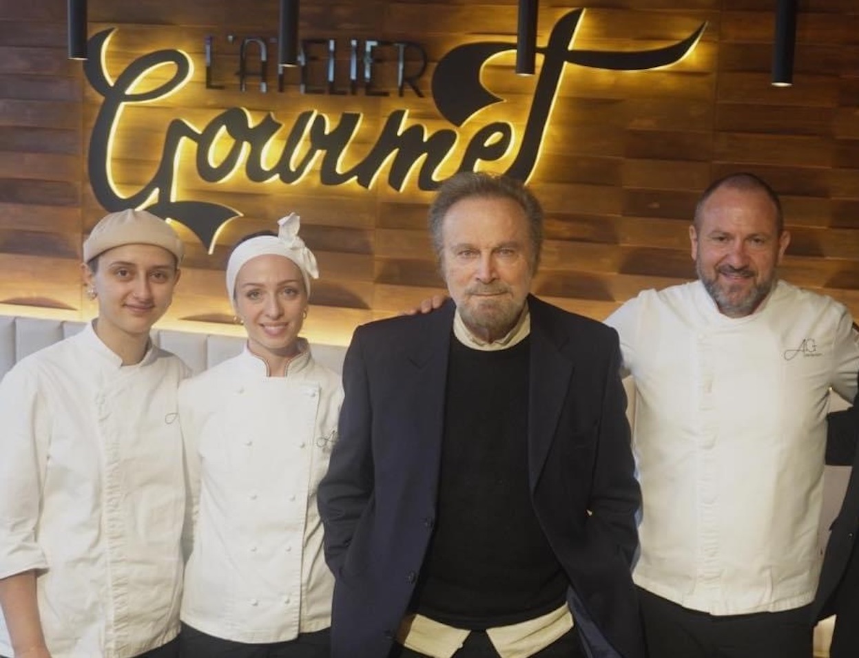 Franco Nero a pranzo all’Atelier Gourmet di Gatteo Mare