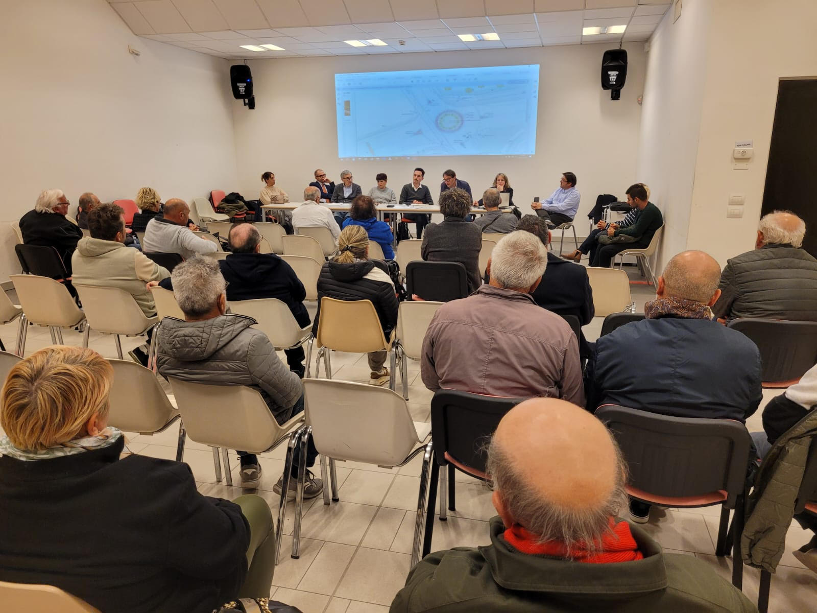 Assemblea di Valverde-Villamarina: presentato il progetto della nuova rotatoria tra la SP 98 e via Fiorentina