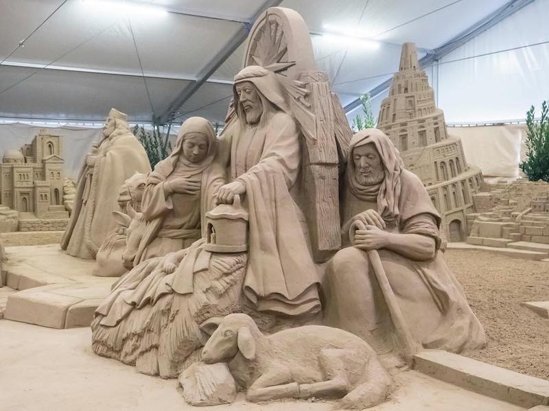 presepe sabbia rimini