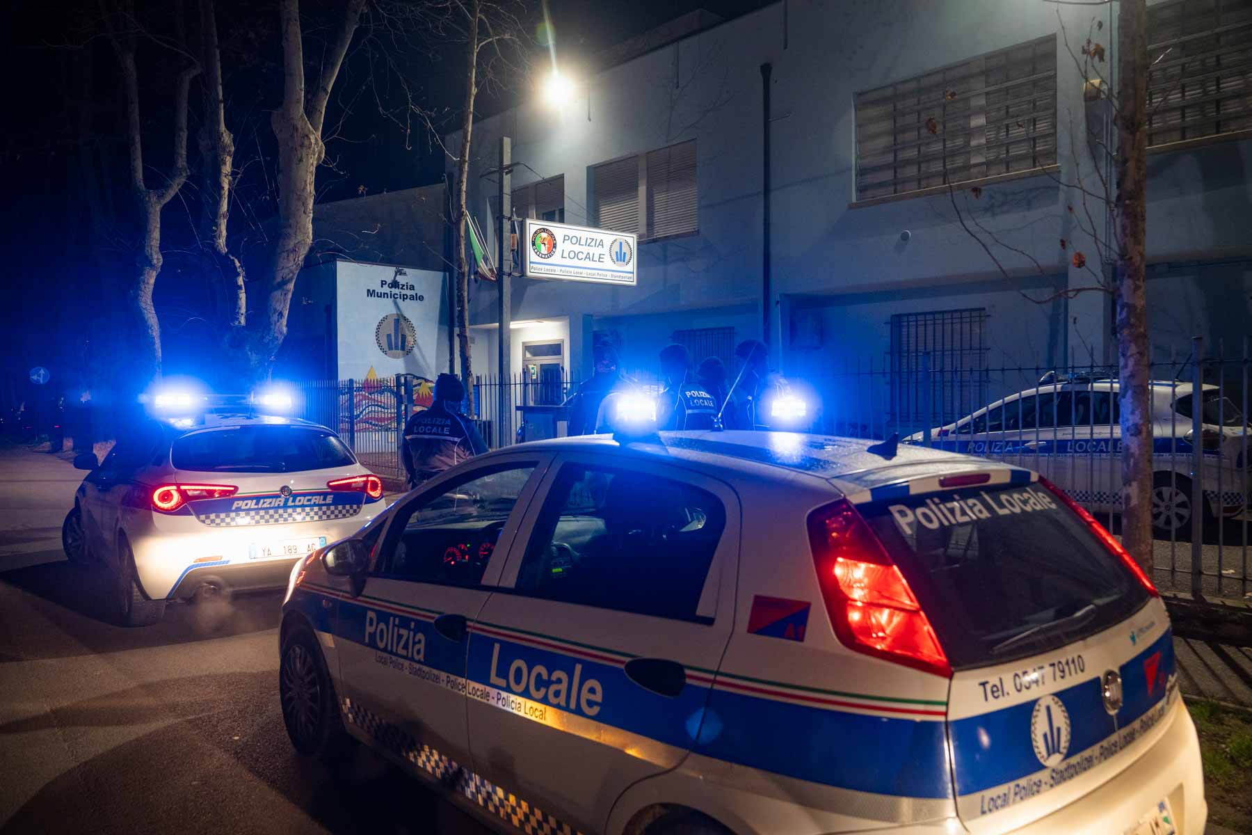 polizia locale notte