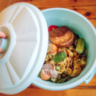 cibo nella spazzatura