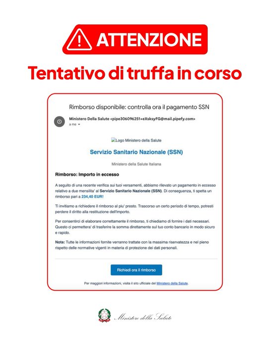 truffa ministero