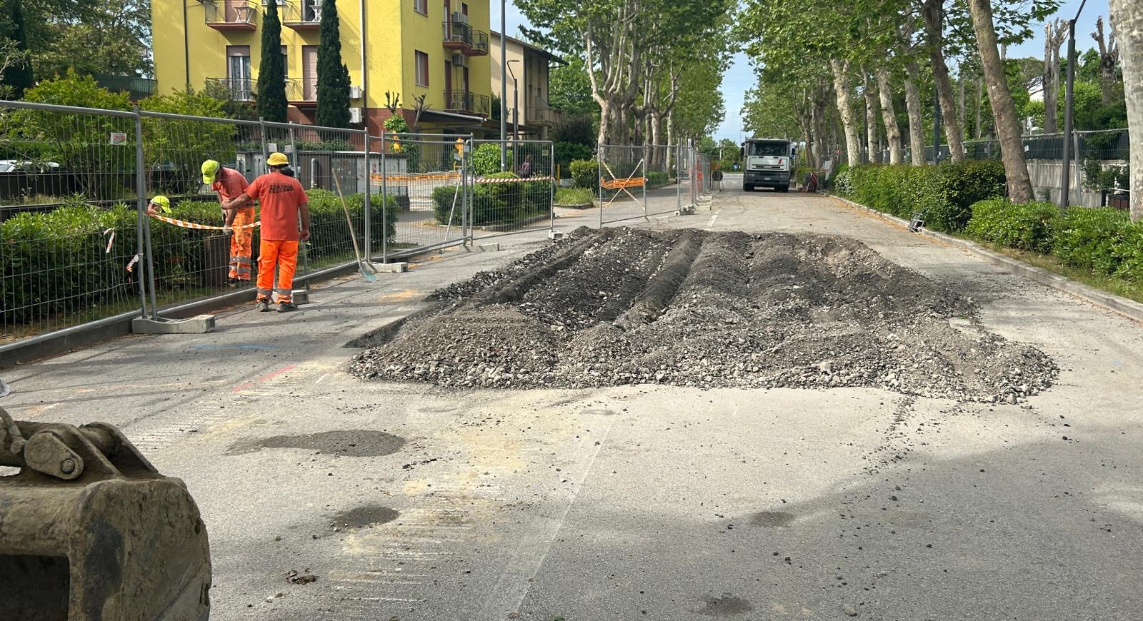 Fognatura bianca: lavori in corso