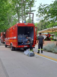 incendio//San Mauro mare