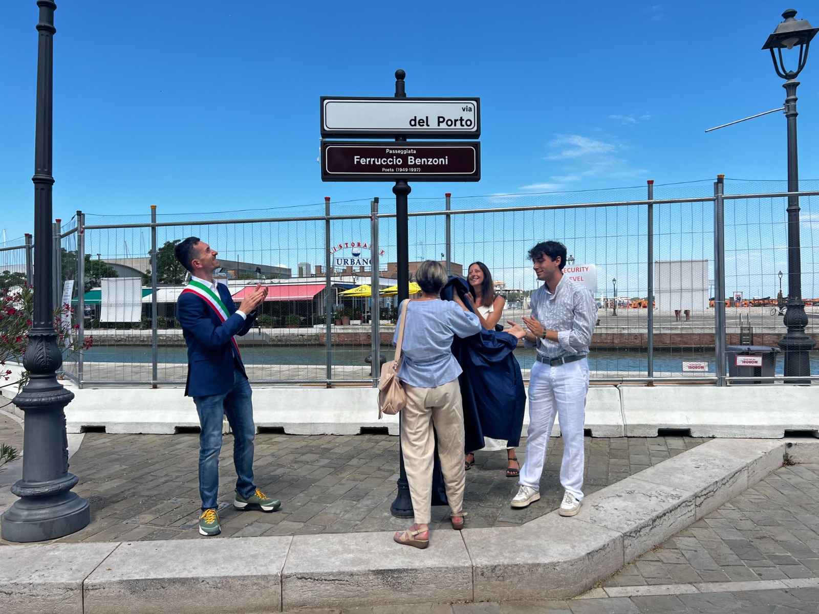 “Passeggiata Ferruccio Benzoni”, la cerimonia inaugurale