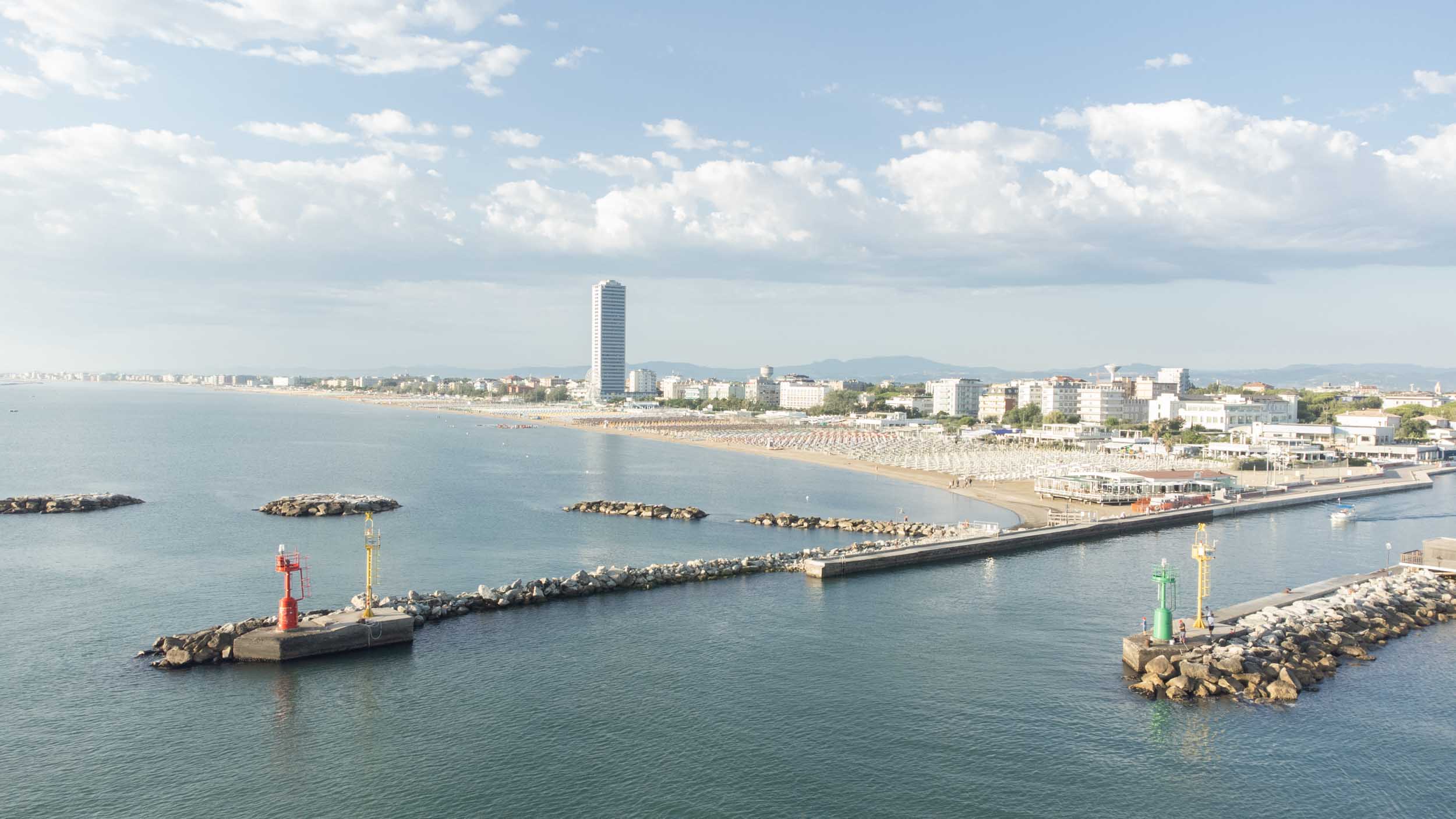 spiaggia cesenatico estate porto