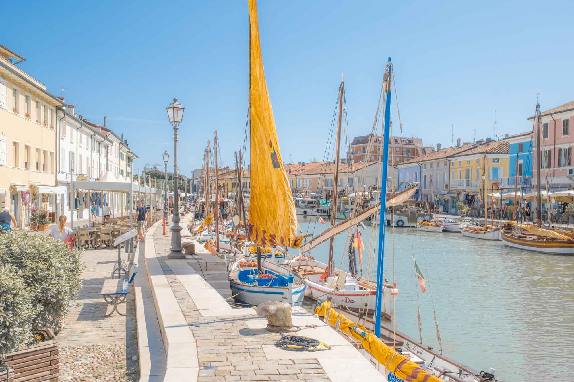 cesenatico estate porto canale