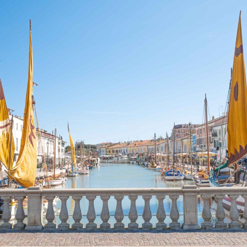 cesenatico estate porto canale