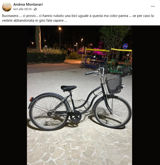 bici rubata