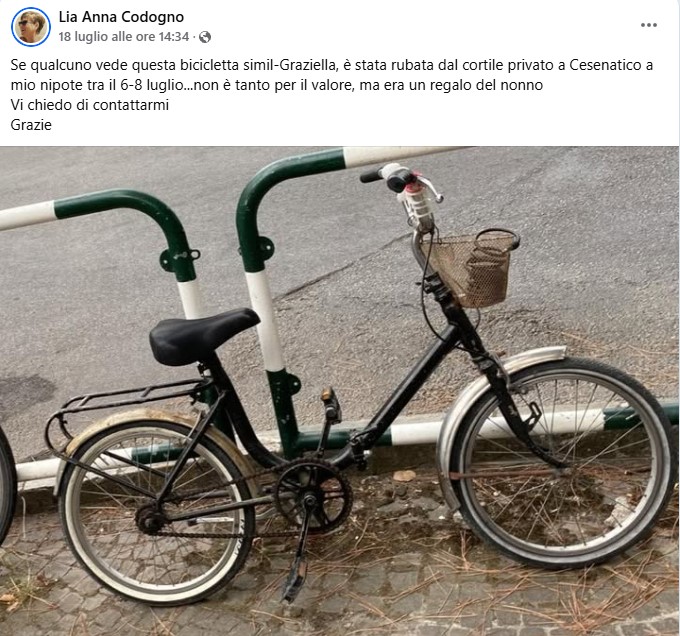bici rubata