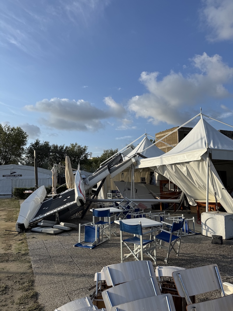 Maltempo: colpito anche il Circolo Nautico