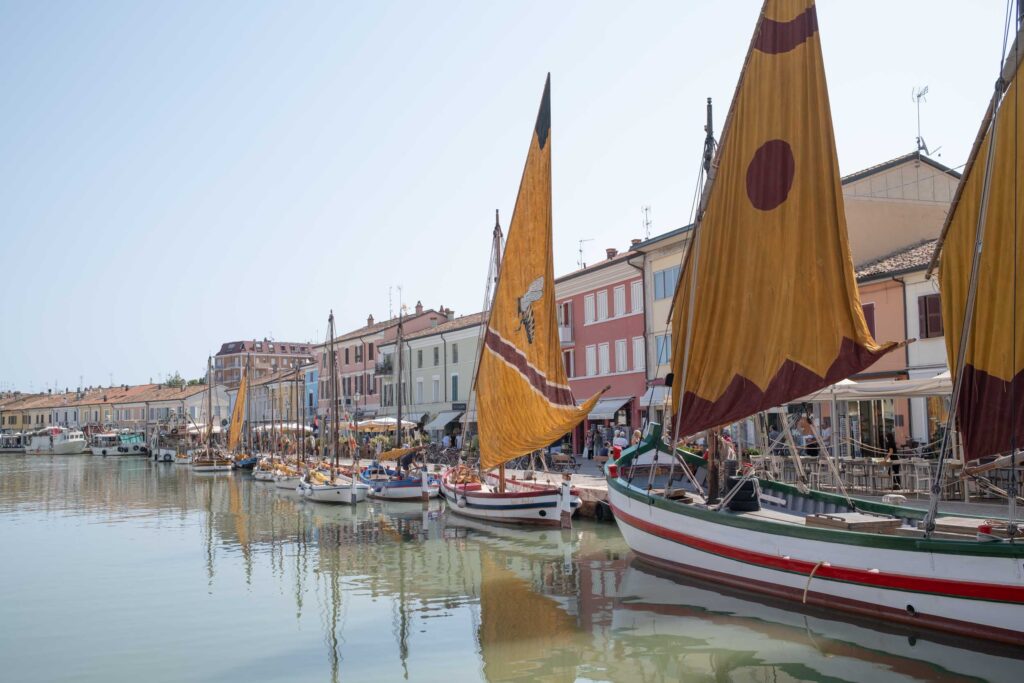 cesenatico porto canale vele al terzo
