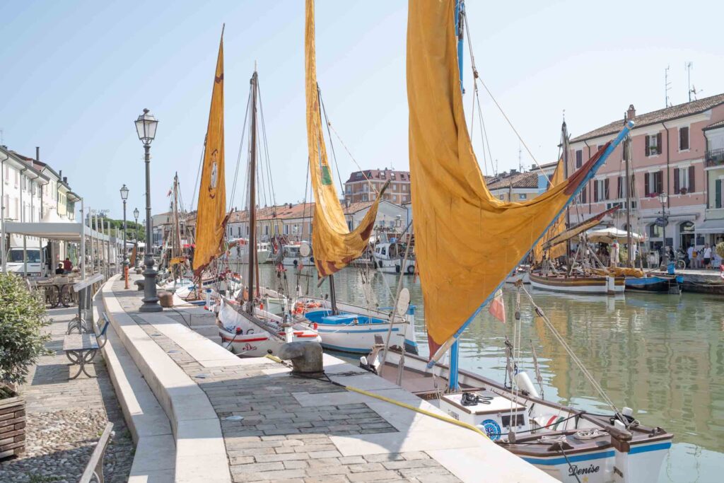 cesenatico porto canale vele al terzo