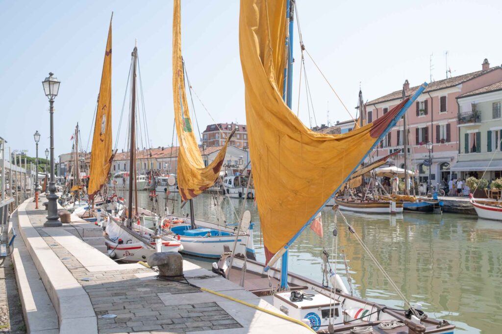 cesenatico porto canale vele al terzo