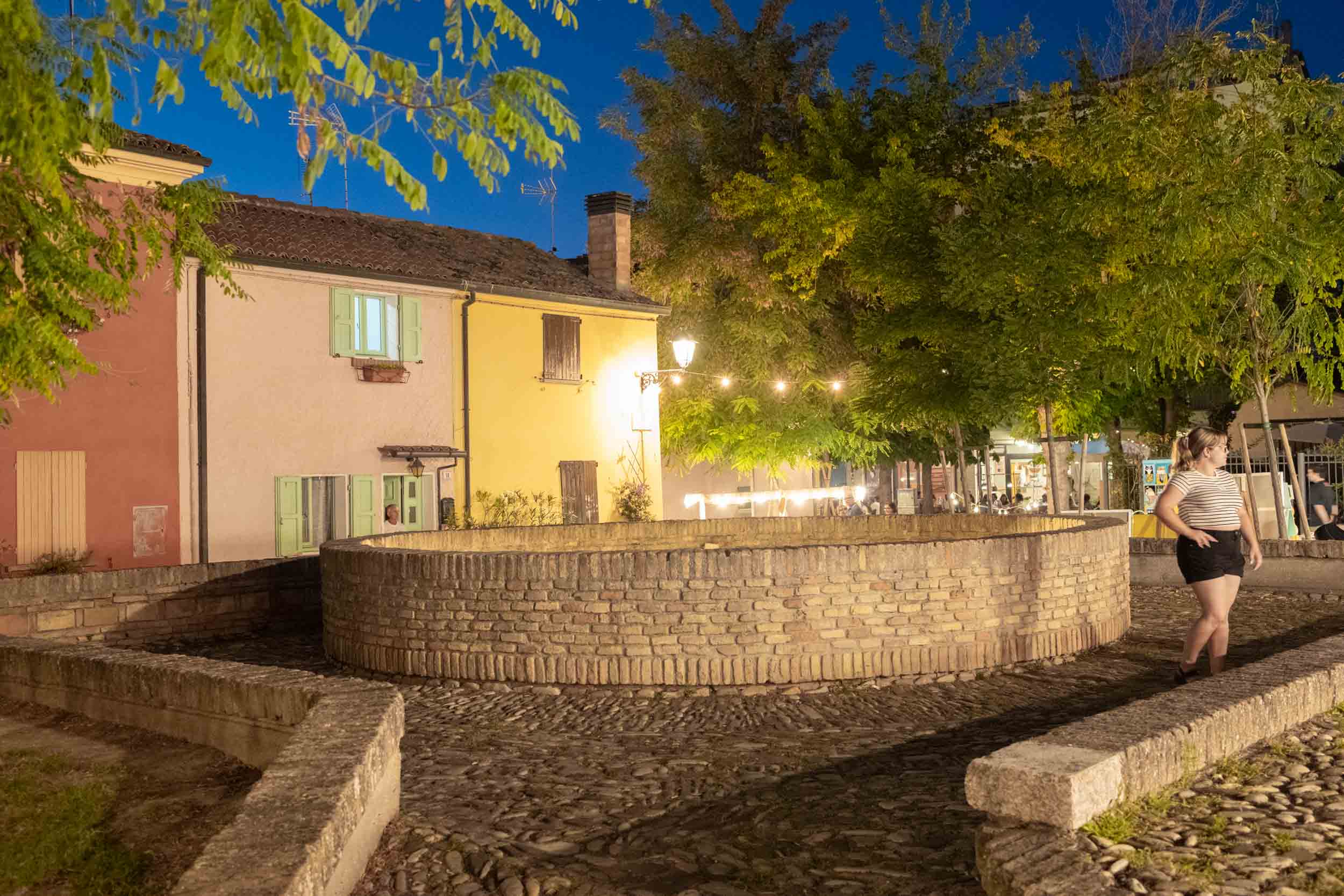 Piazza delle conserve sera