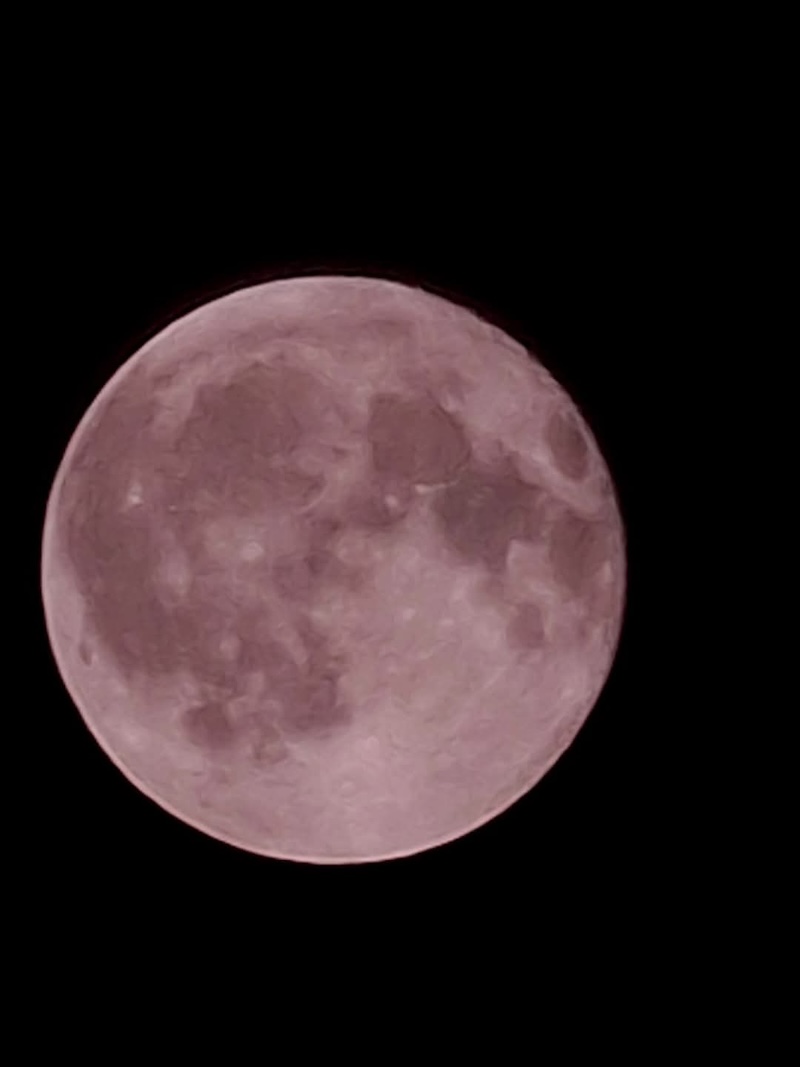 Fotografata a Cesenatico la Luna dello Storione