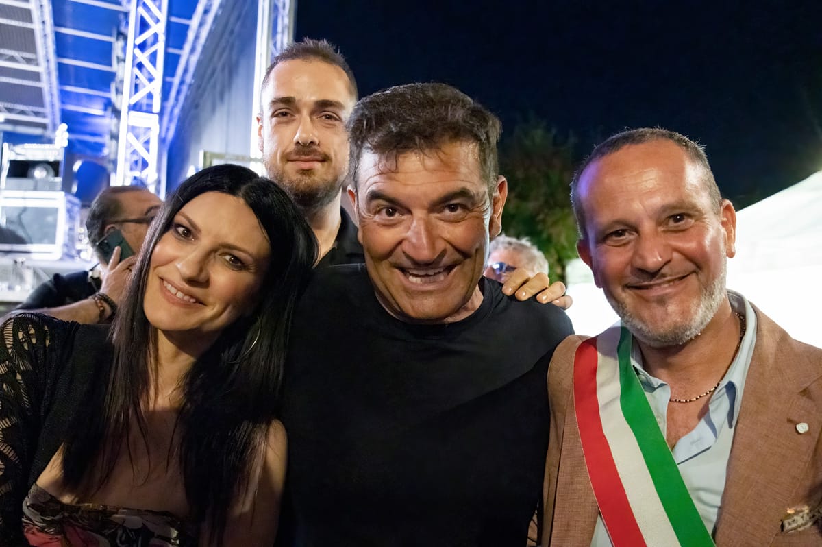 Laura Pausini e Max Giusti