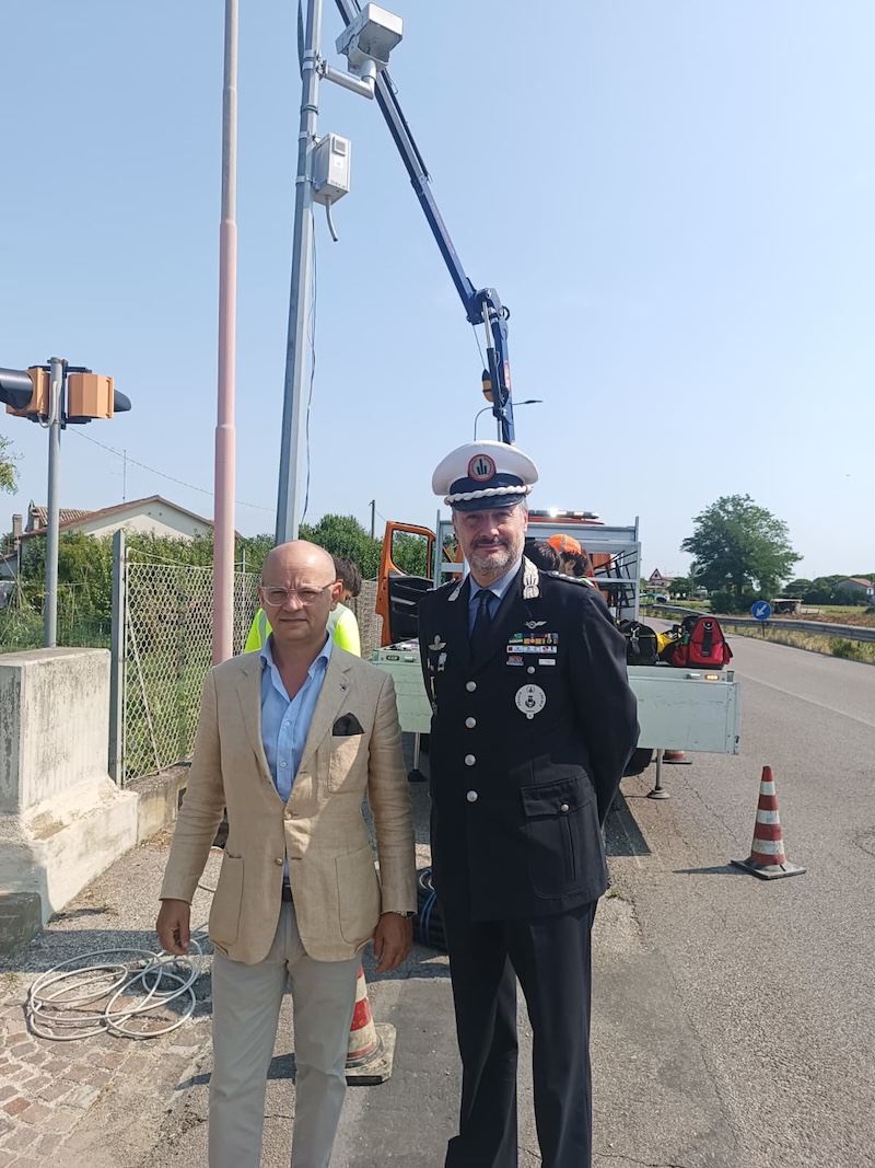 nuovo dispositivo di controllo della velocità in via Cervese