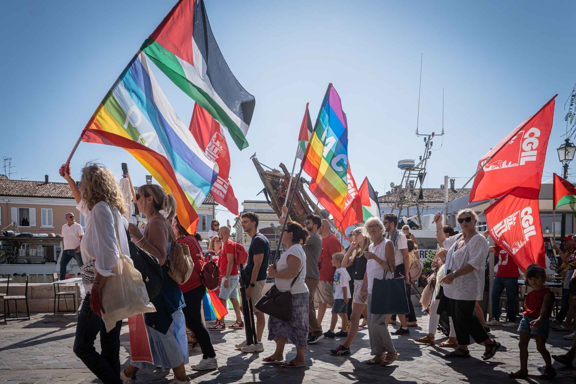 veleggiata per la pace palestina gaza