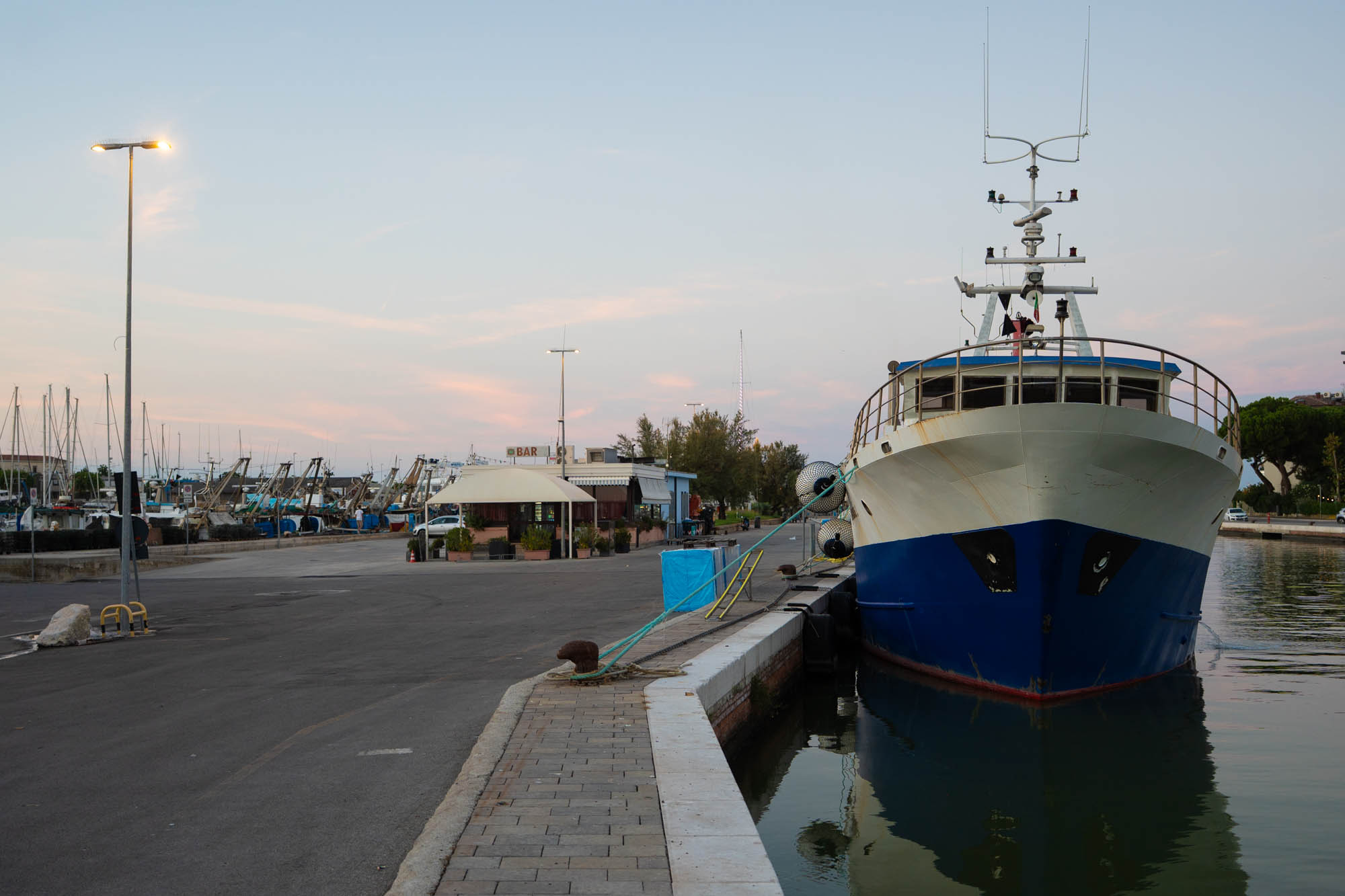 porto, mercato ittico sera cesenatico, pesca volante
