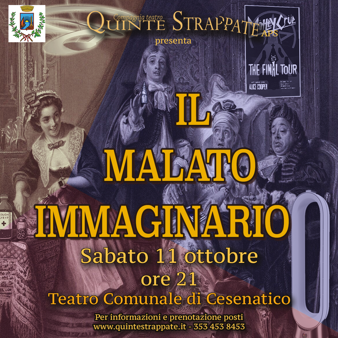 “Il malato immaginario” in scena a Cesenatico: Molière incontra la comicità contemporanea