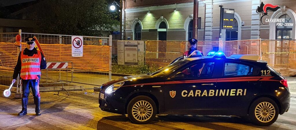 carabinieri cesena stazione treno