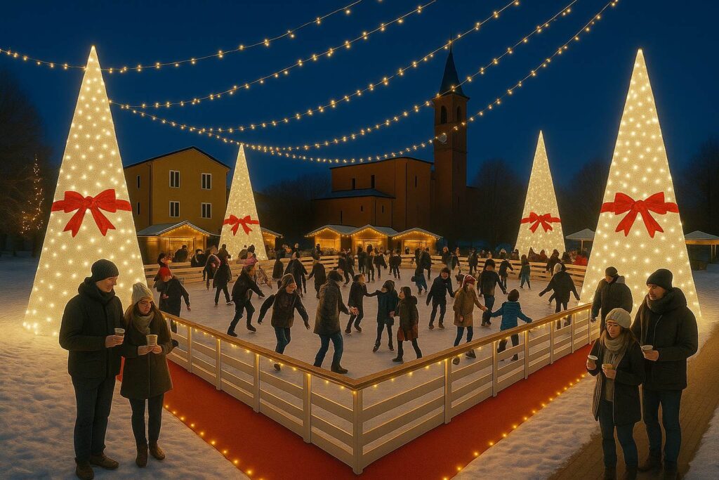 pista ghiaccio christmas ice cesenatico