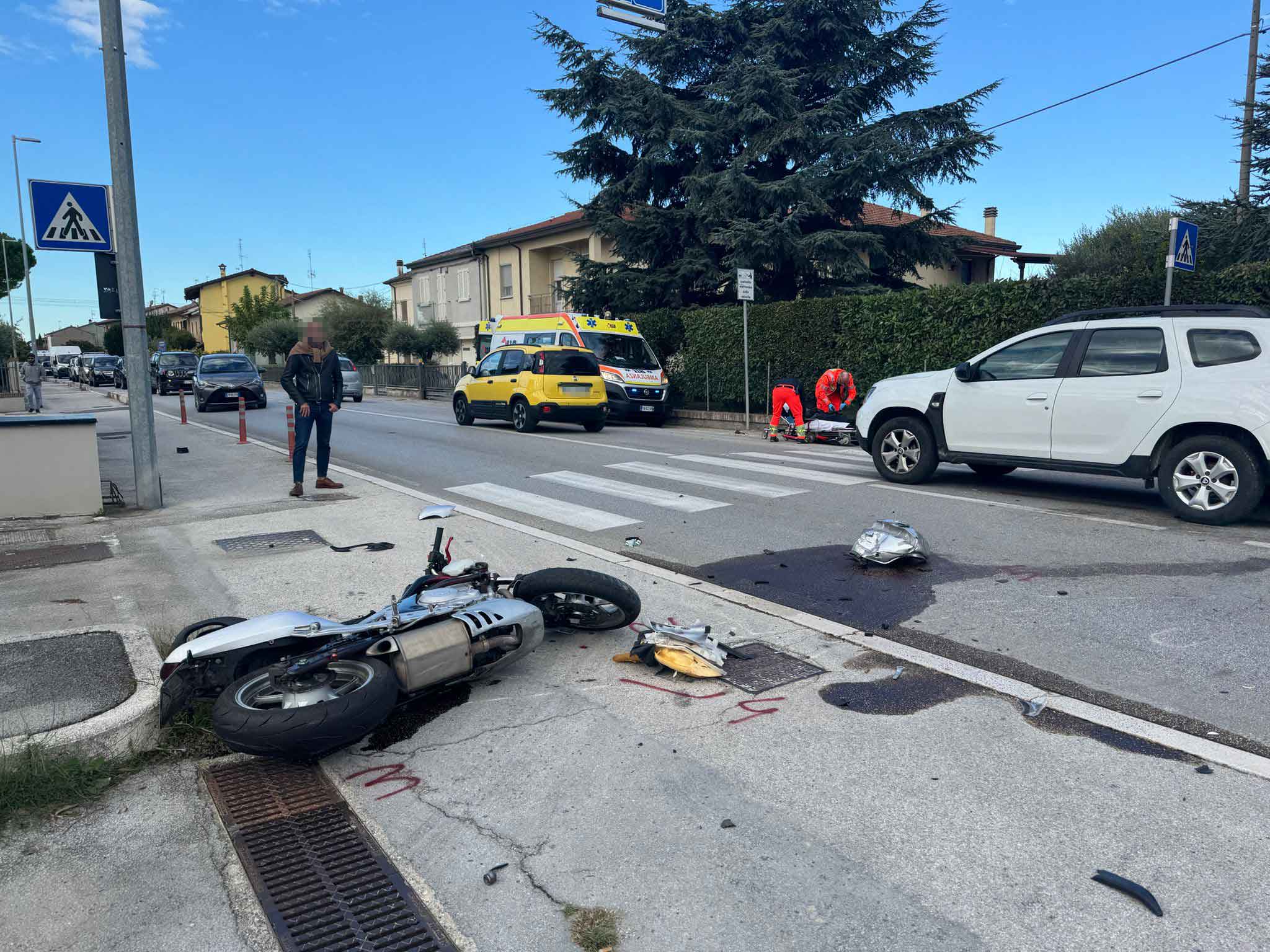 Incidente all’ex Pascucci, tratto di strada chiusa al traffico