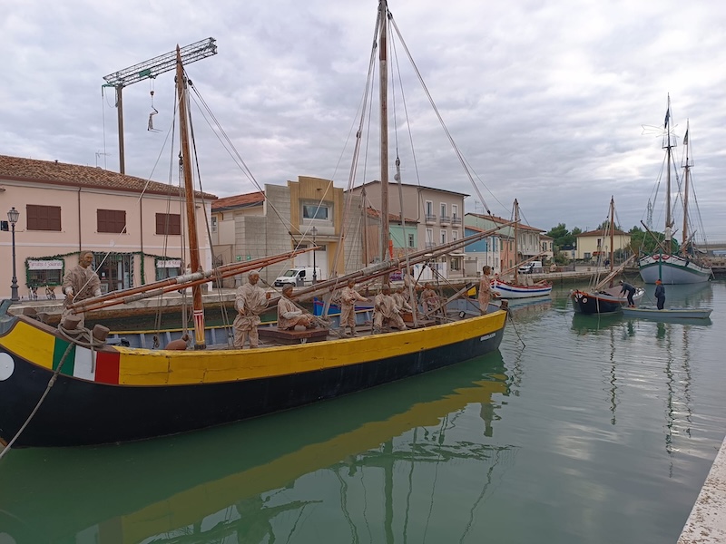 allestimento presepe marineria