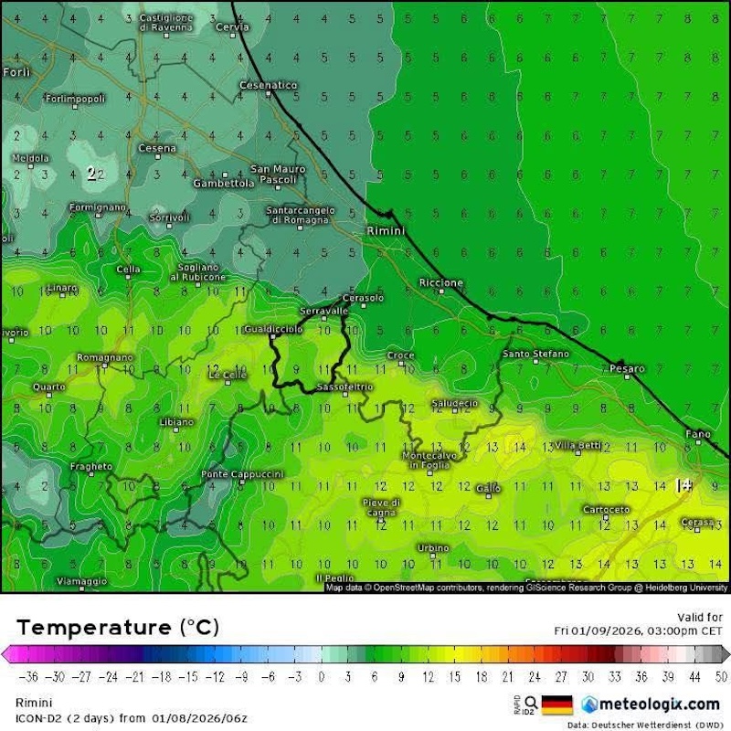garbino emilia romagna meteo