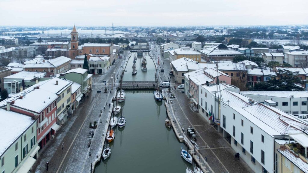 cesenastico neve gelo