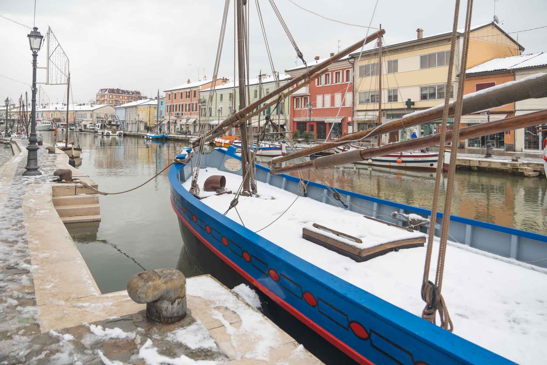 cesenastico neve gelo