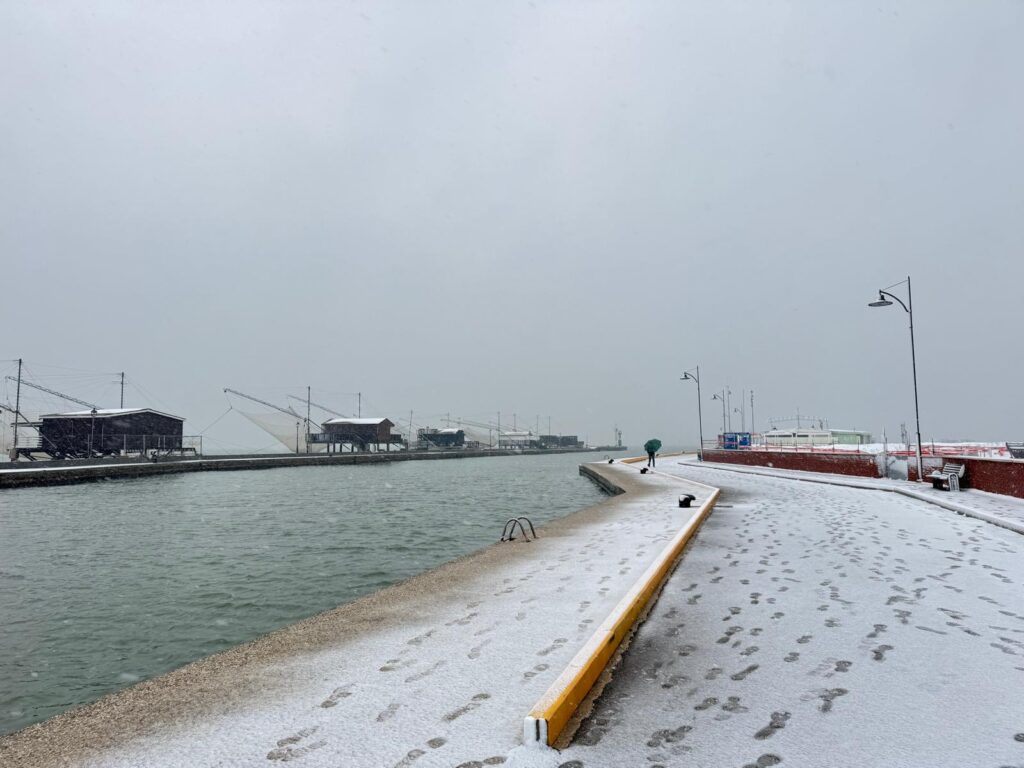 neve a Cesenatico