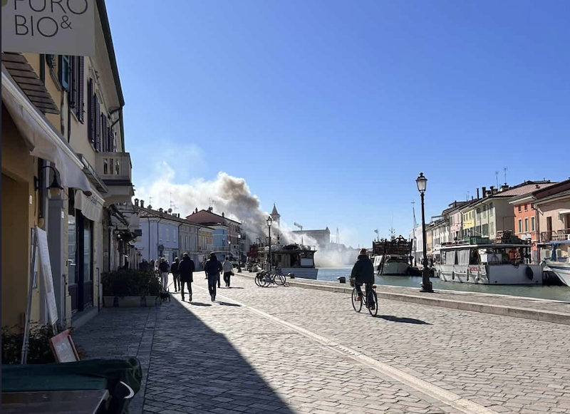 incendio porto canale