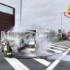 incendio furgone valle rubicone a 14 autostrada