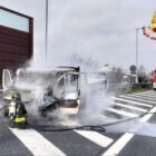 incendio furgone valle rubicone autostrada