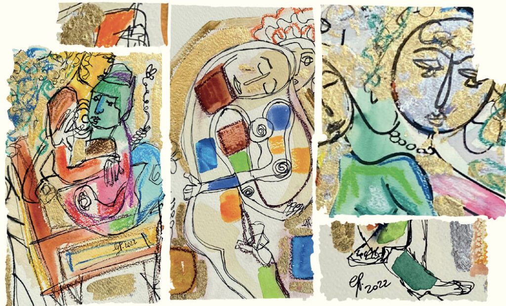 greta pirri a casa moretti