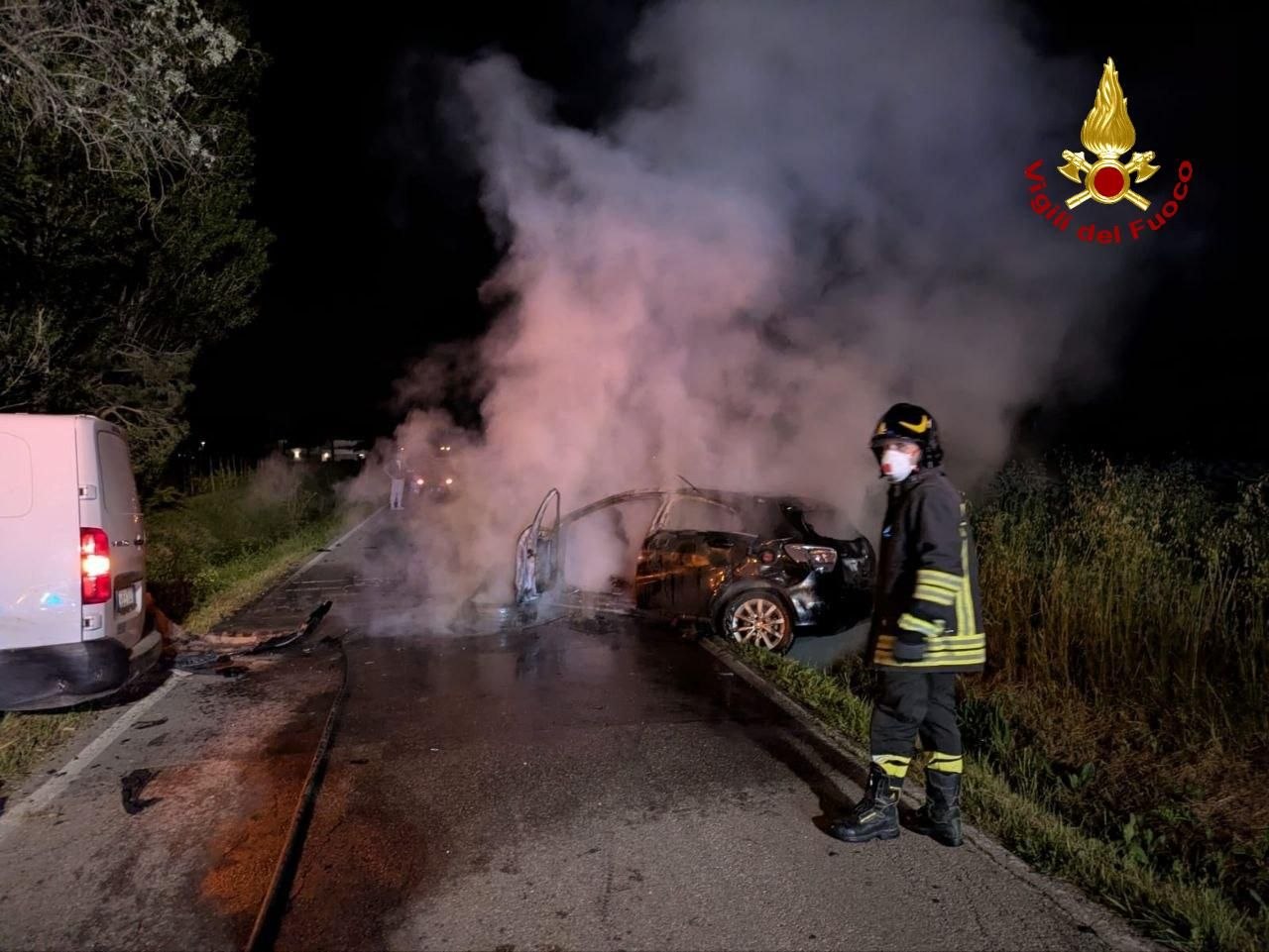 incidente cesena vigili del fuoco