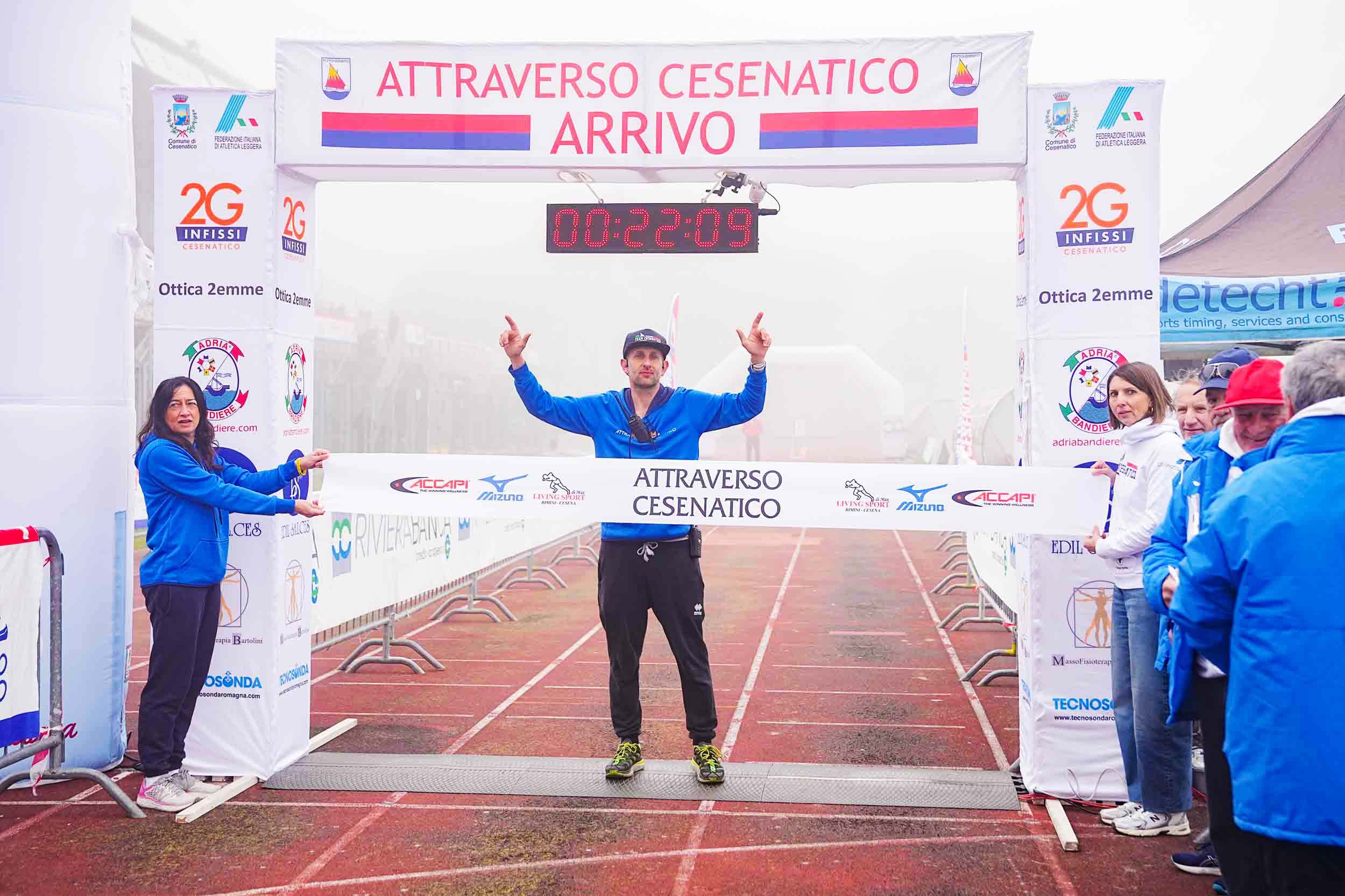 Stefano Pignotti eventi sportivi attraverso Cesenatico