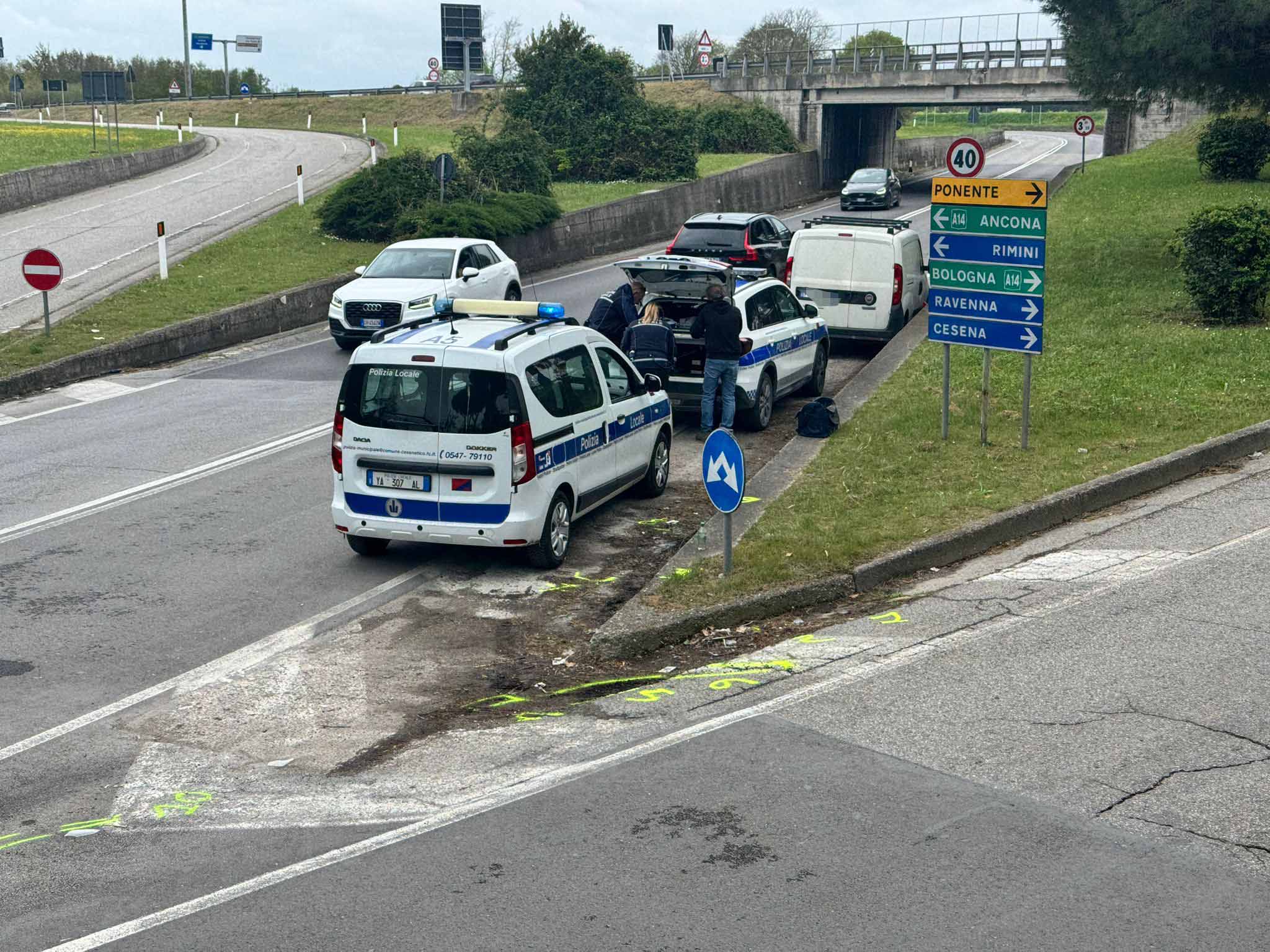 incidente viale trento