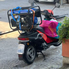 scooter elettrico con generatore a benzina