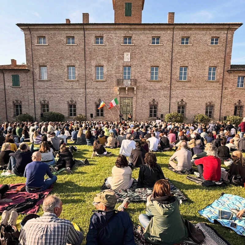 che pace la sera villa torlonia 25 aprile 2025